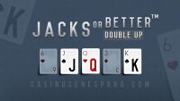 Banner de juego de jacks or better double up