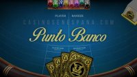 Banner de juego de Punto Banco
